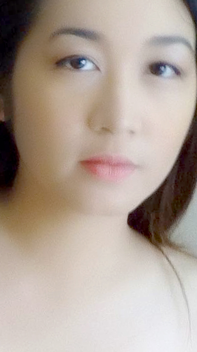 Soft light skin Filipina Chinese mixed cutie Boochi Zamora cupping breasts in loose bra