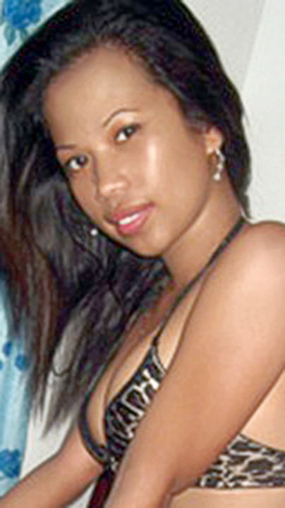 Trike Patrol Charmaine Hermosa poses in leopard bra